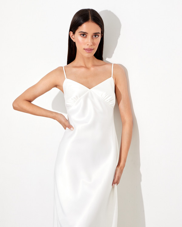 Ничего лишнего: 43 минималистичных свадебных платья