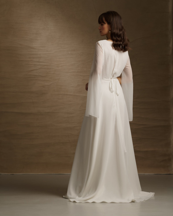 Ничего лишнего: 43 минималистичных свадебных платья