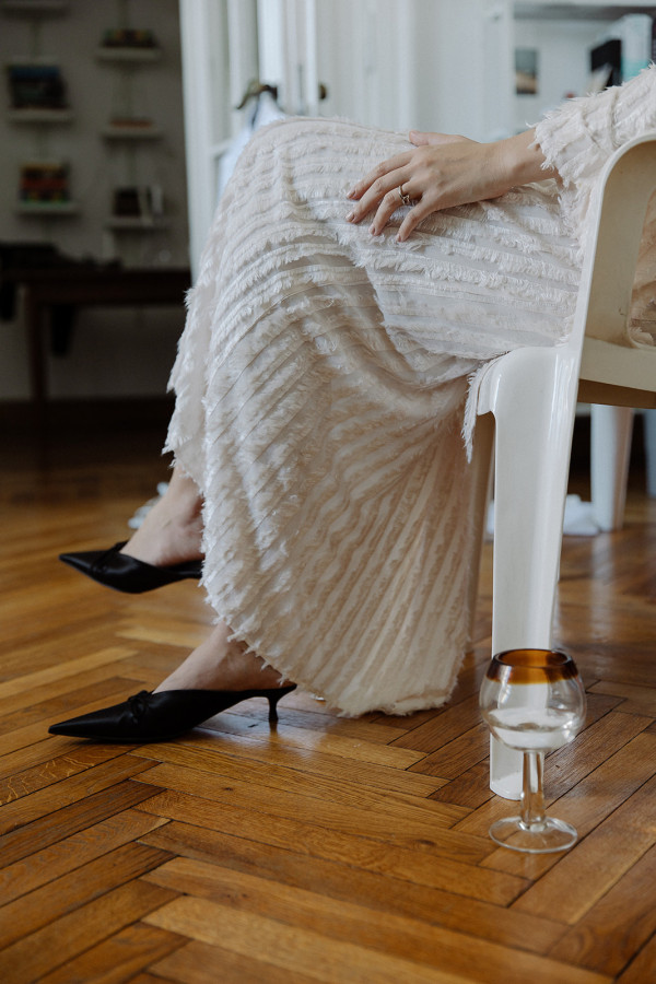 Минималистичная свадьба в ярко-розовом цвете