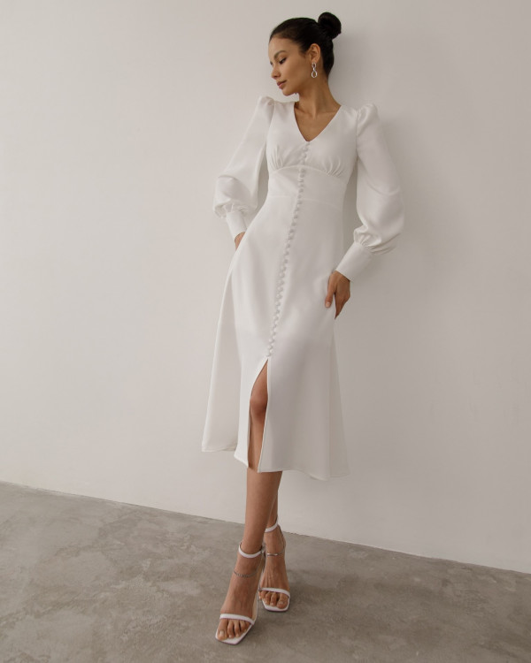 Ничего лишнего: 43 минималистичных свадебных платья