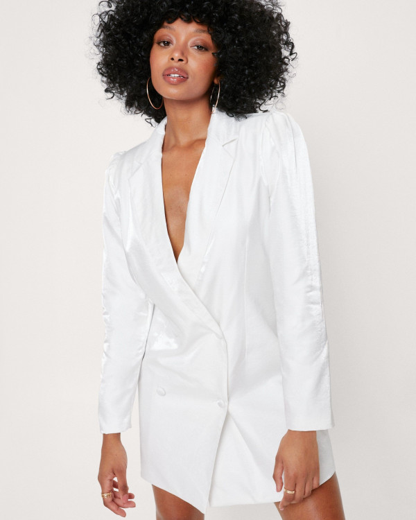 Белые платья-пиджаки для регистрации