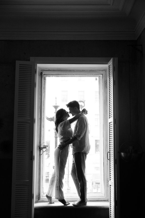 Трогательная свадьба в итальянской эстетике в особняке