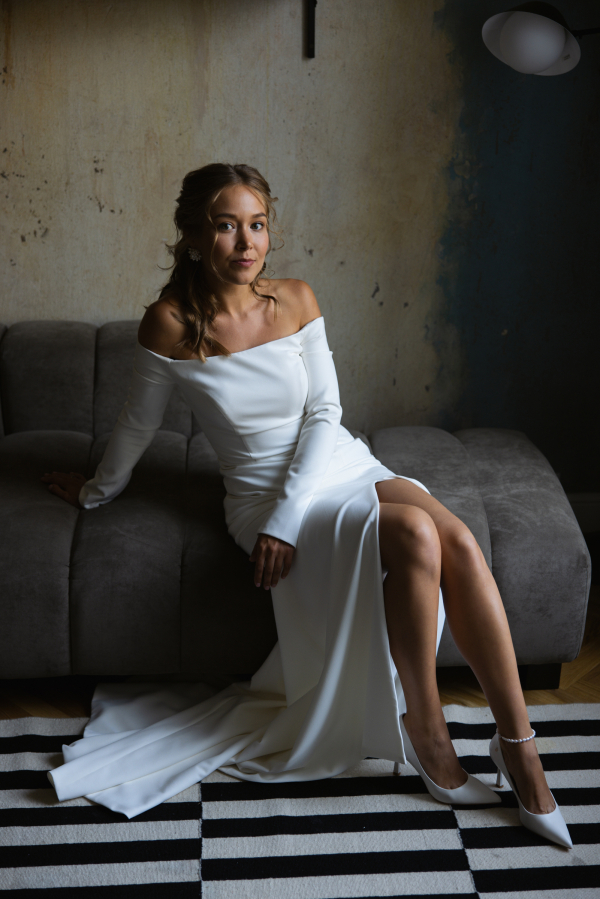 Трогательная свадьба в итальянской эстетике в особняке