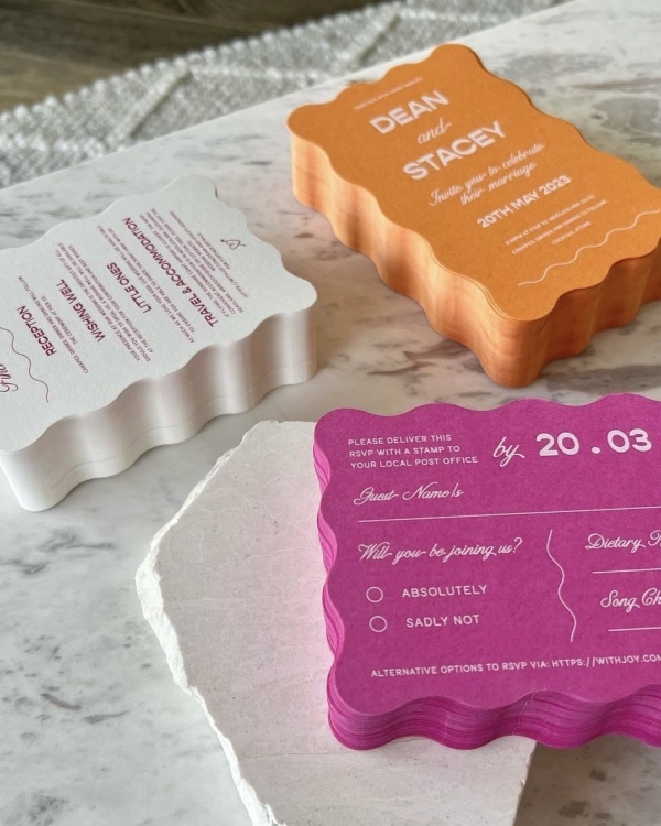 7 трендов в оформлении свадебных приглашений, которые