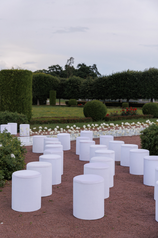 История одного декора: церемония во французском саду,