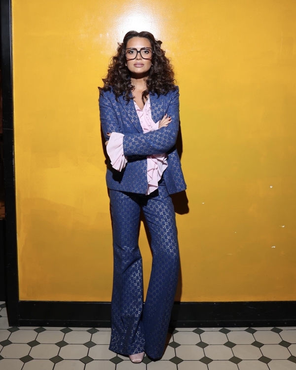 Total Gucci, много клетки и колорблок: самые