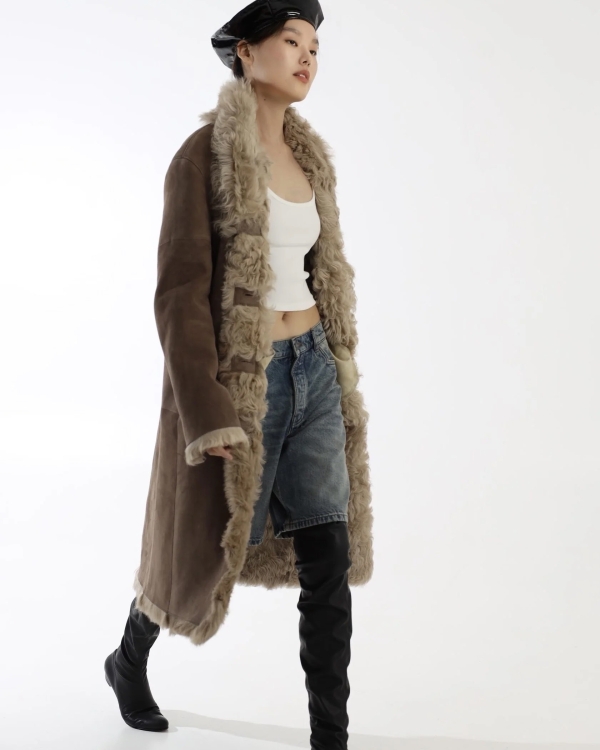 Как носить дубленки этой зимой?