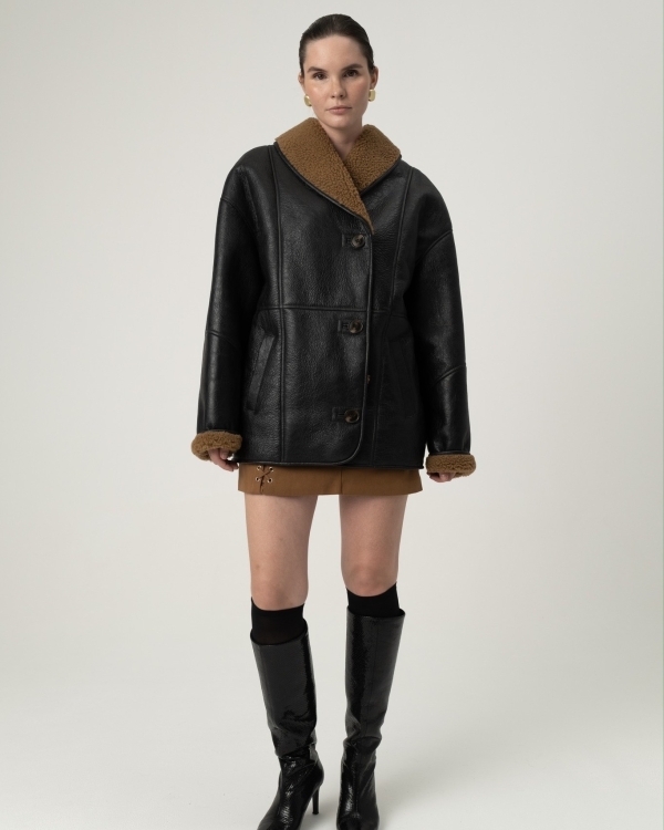 Как носить дубленки этой зимой?