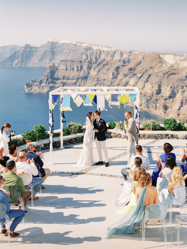 Свадебный уикэнд на острове Санторини