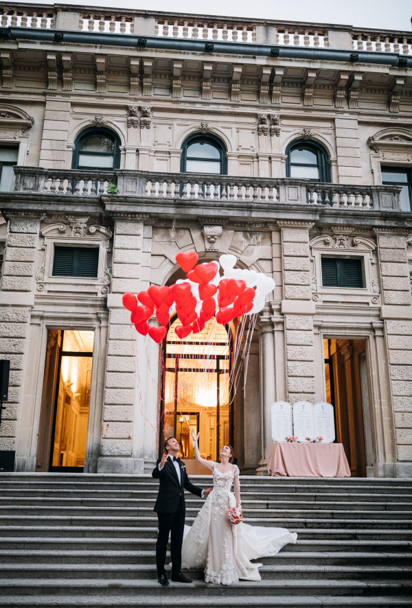 Элегантная свадьба на озере Комо