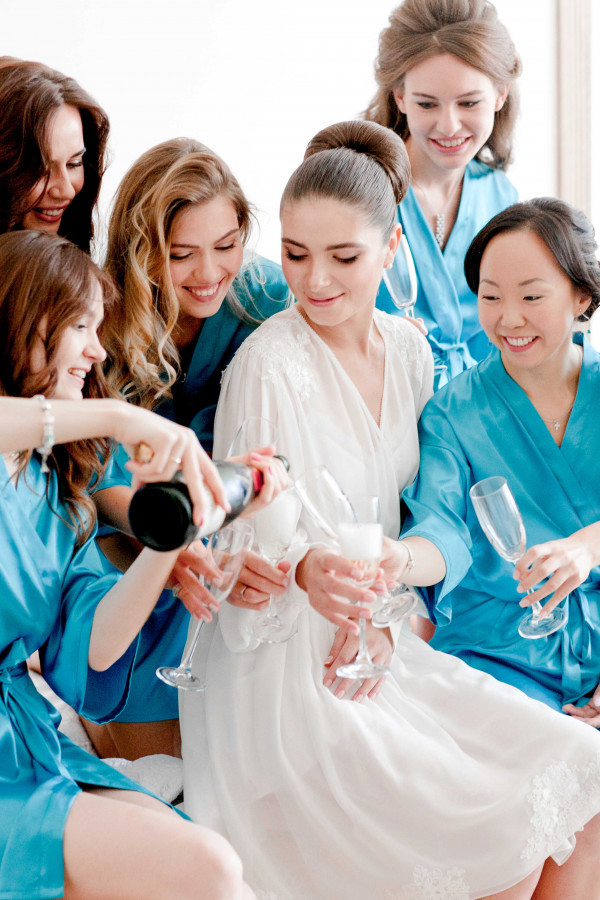 Летняя свадьба среди сосен