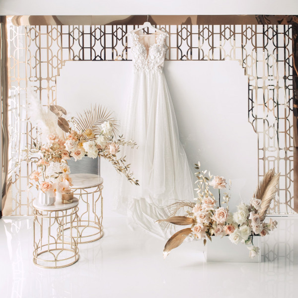 Оформление свадьбы в золотых оттенках: 6 идей