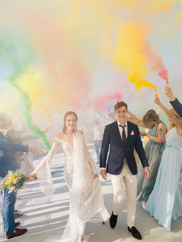 Свадебный уикэнд на острове Санторини