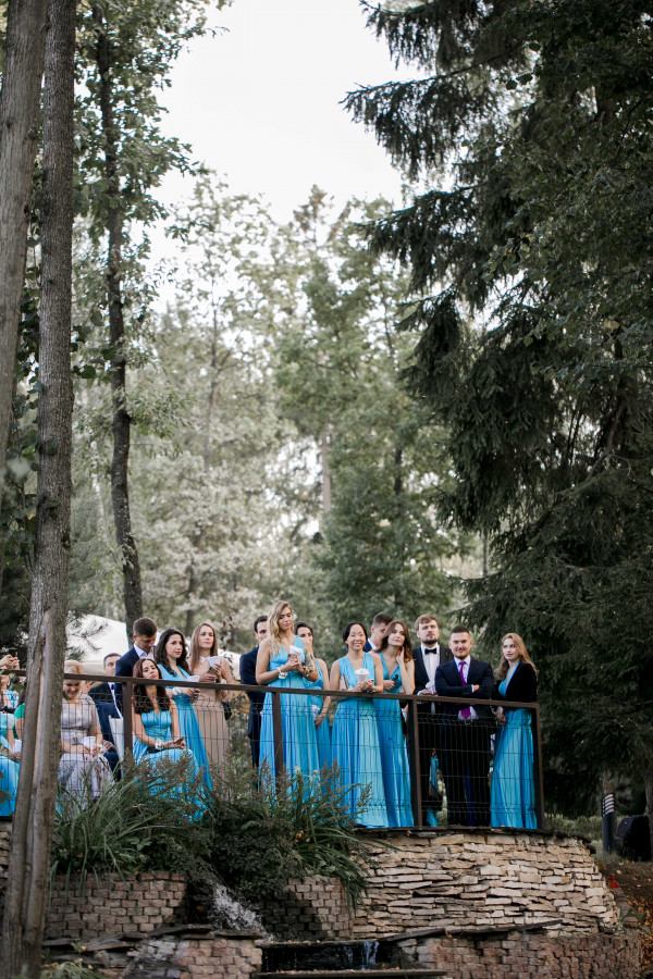 Летняя свадьба среди сосен