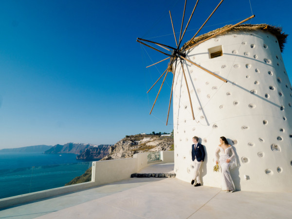 Свадебный уикэнд на острове Санторини