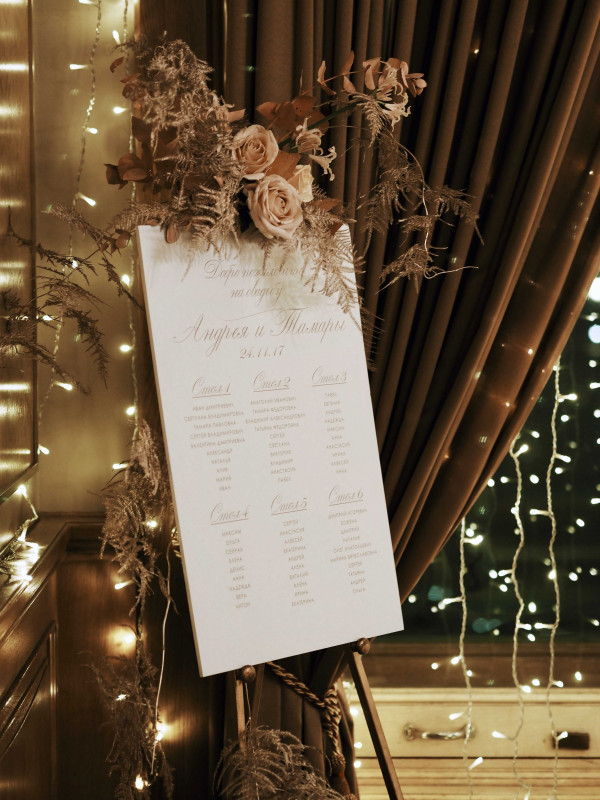 Оформление свадьбы в золотых оттенках: 6 идей