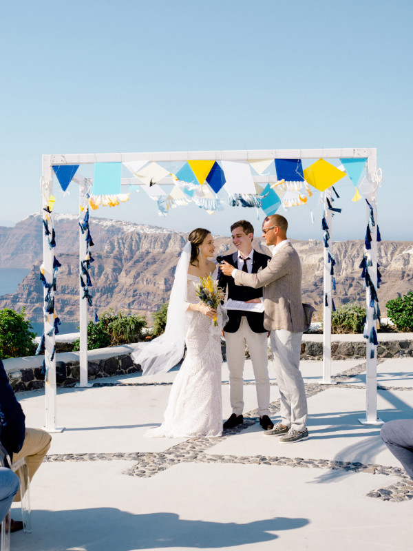 Свадебный уикэнд на острове Санторини