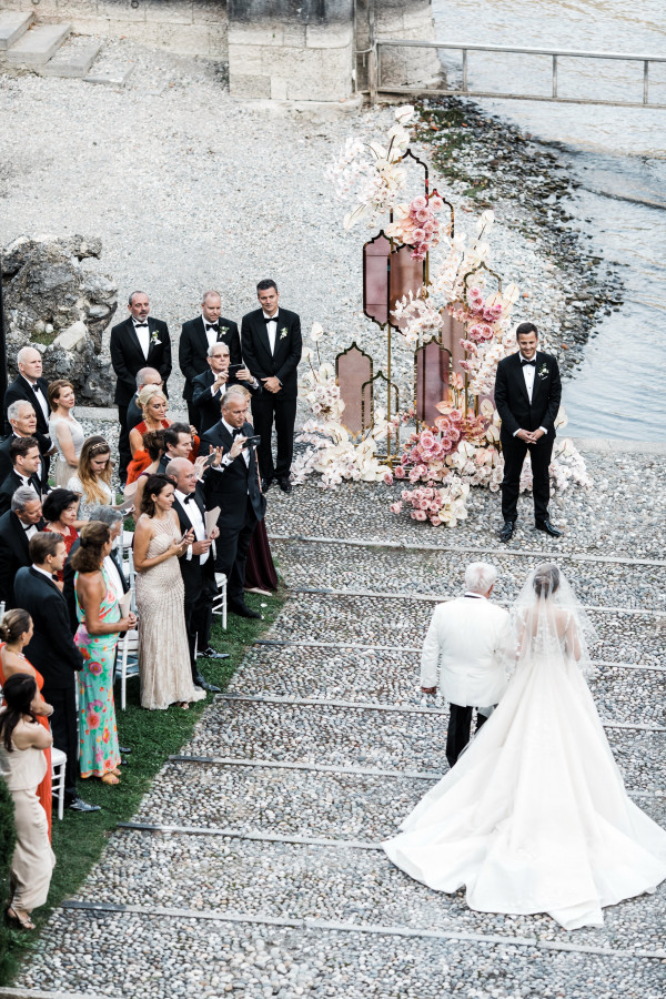 Элегантная свадьба на озере Комо