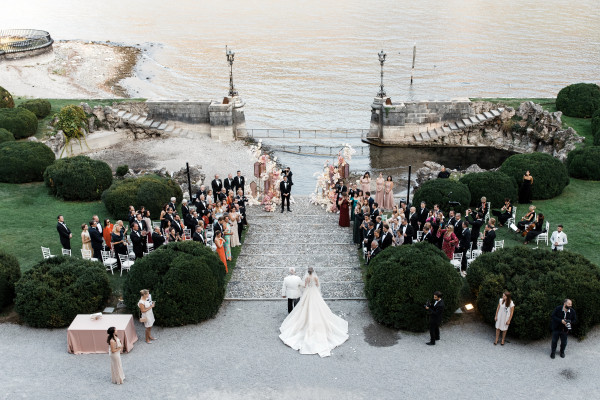 Элегантная свадьба на озере Комо