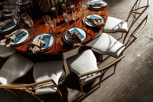 Осенняя свадьба в золотисто-пепельных оттенках