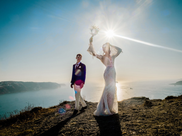 Свадебный уикэнд на острове Санторини