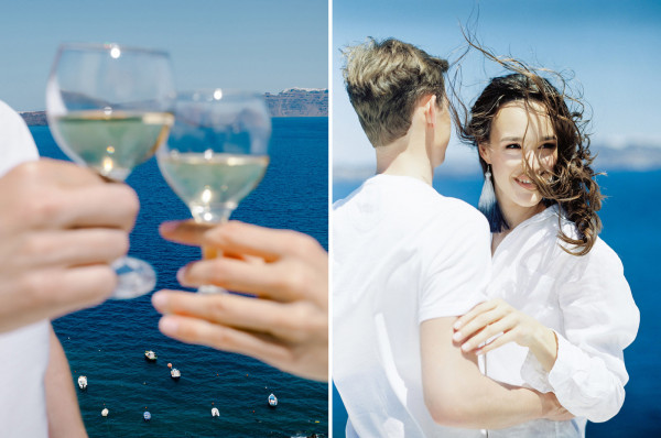 Свадебный уикэнд на острове Санторини
