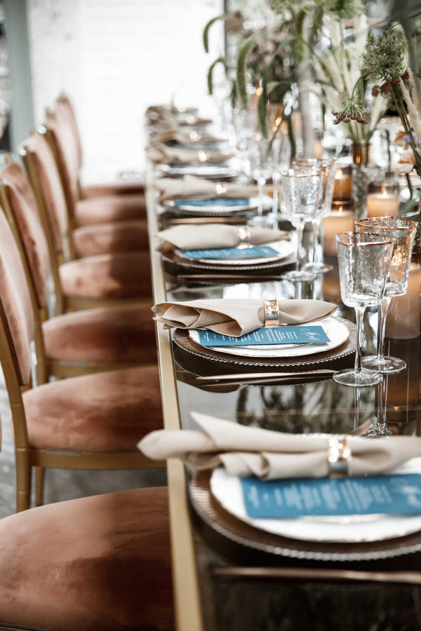 Осенняя свадьба в золотисто-пепельных оттенках