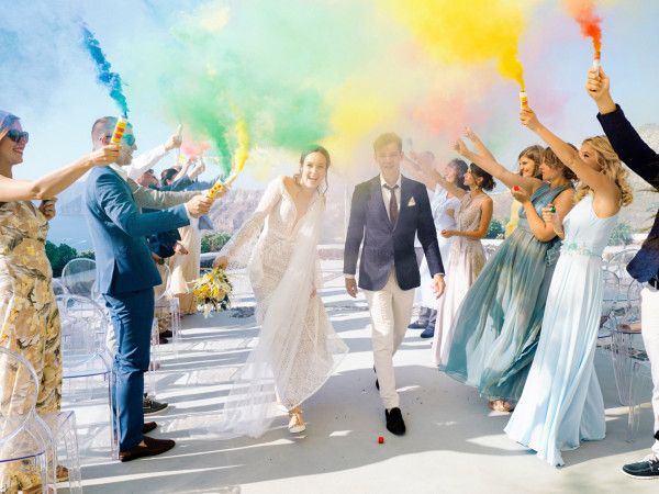 Свадебный уикэнд на острове Санторини