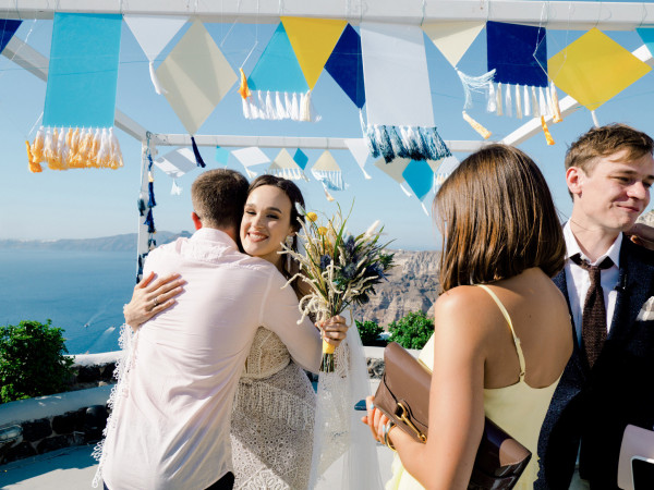 Свадебный уикэнд на острове Санторини