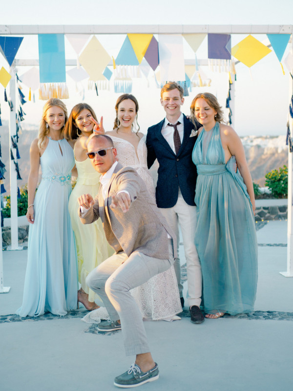 Свадебный уикэнд на острове Санторини