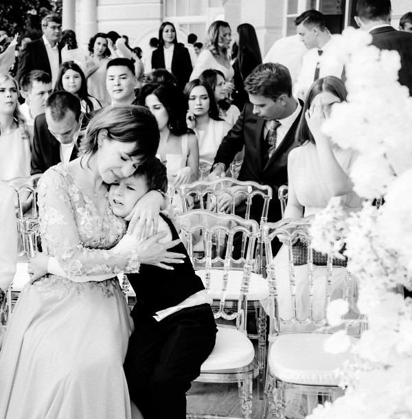 Белоснежная свадьба на берегу озера