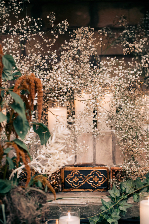 Осенняя свадьба в золотисто-пепельных оттенках