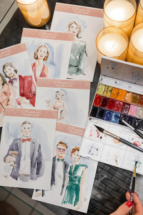 Свадьба с сухоцветами и декором в оттенке