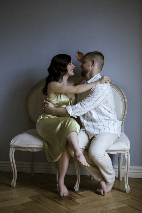 Нежная свадебная съемка с яркими акцентами