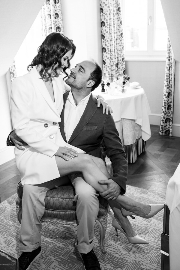 Небольшая свадебная фотосессия для двоих в Париже