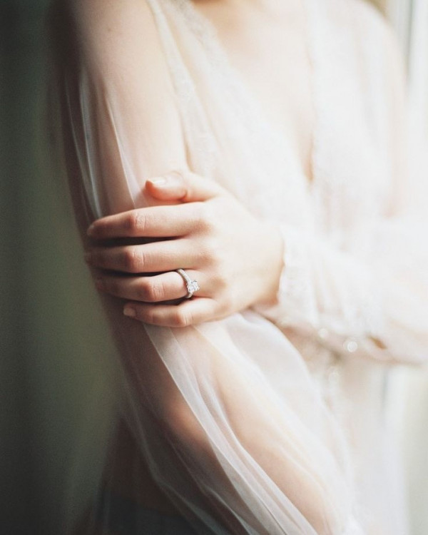 Помолвочное кольцо с овальной огранкой — тренд,