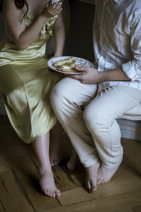 Нежная свадебная съемка с яркими акцентами