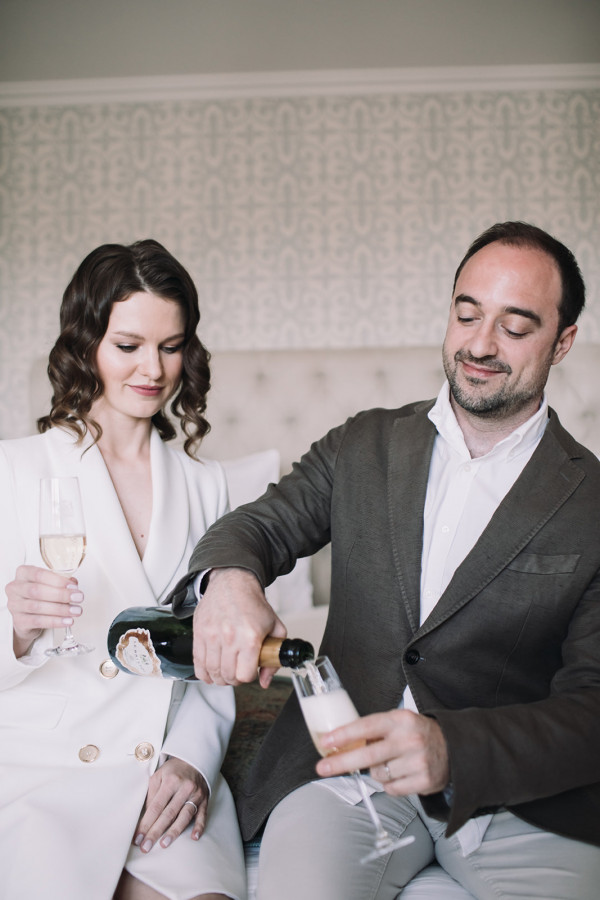 Небольшая свадебная фотосессия для двоих в Париже