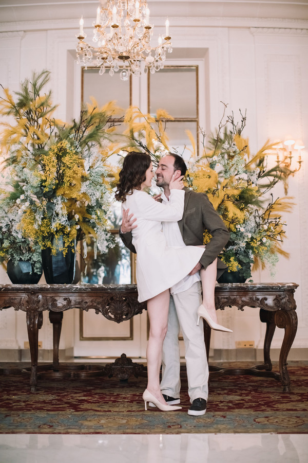 Небольшая свадебная фотосессия для двоих в Париже