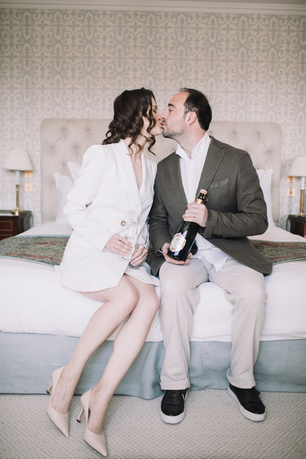 Небольшая свадебная фотосессия для двоих в Париже