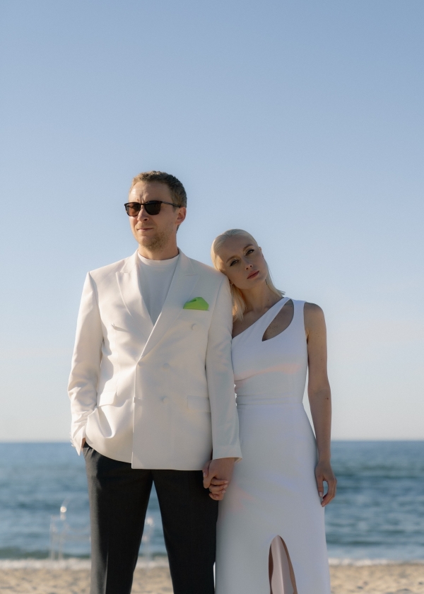 Концептуальная свадьба в Калининграде с лаймовыми деталями