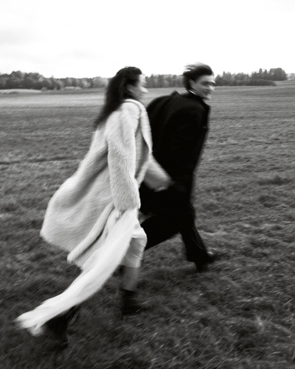 Свадебная съемка в скандинавских пейзажах