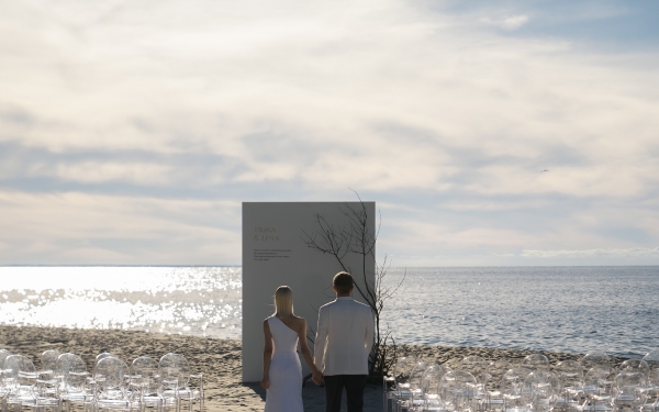 Концептуальная свадьба в Калининграде с лаймовыми деталями