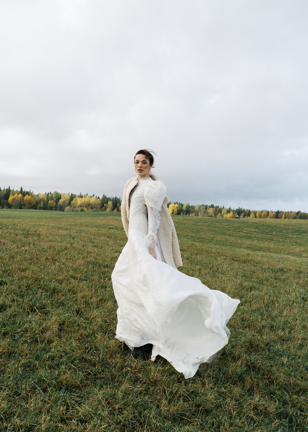 Свадебная съемка в скандинавских пейзажах