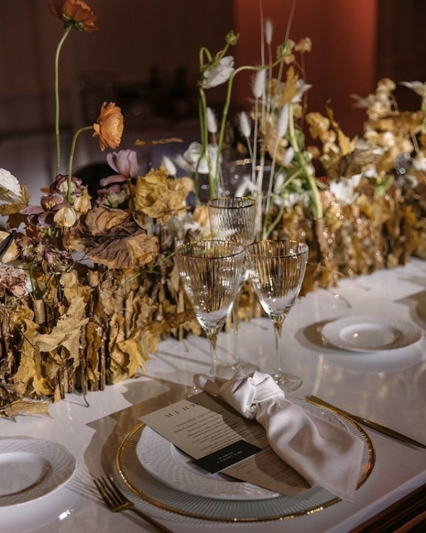 Свадьба в особняке Спиридонова, вдохновленная осенней эстетикой