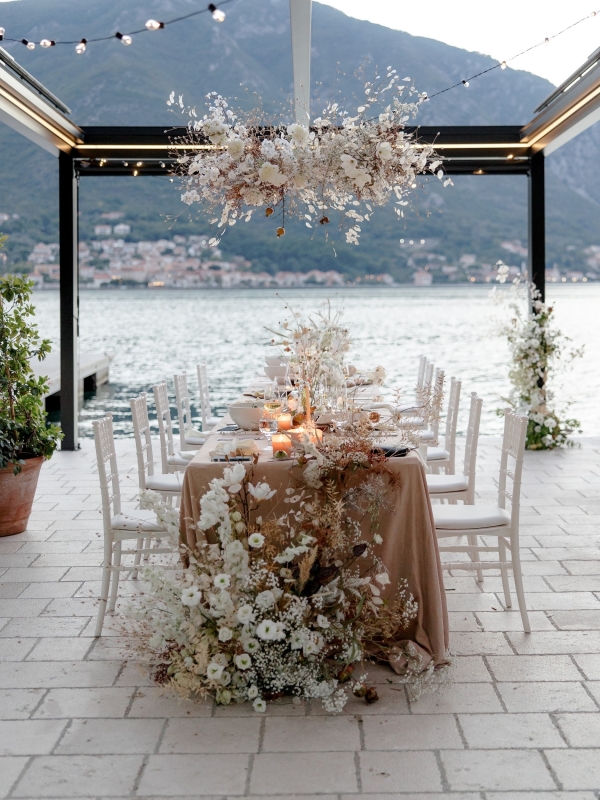 Камерный ужин и церемония у воды на