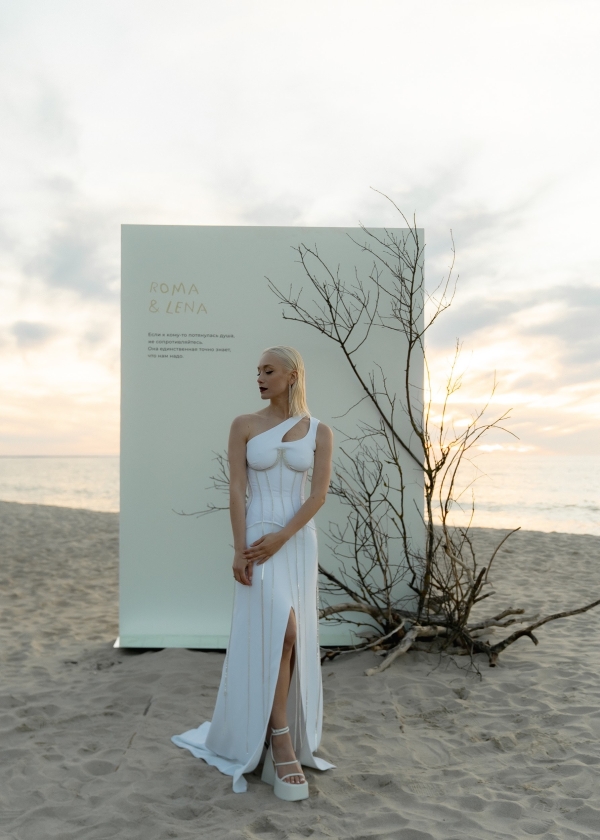 Концептуальная свадьба в Калининграде с лаймовыми деталями