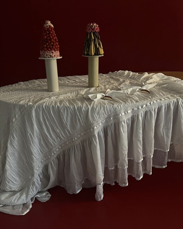 Мандарины, икра и очень много красного: вдохновение