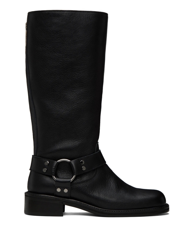 Байкерские сапоги в духе Miu Miu —