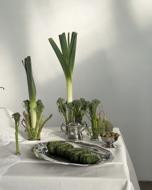 Мандарины, икра и очень много красного: вдохновение